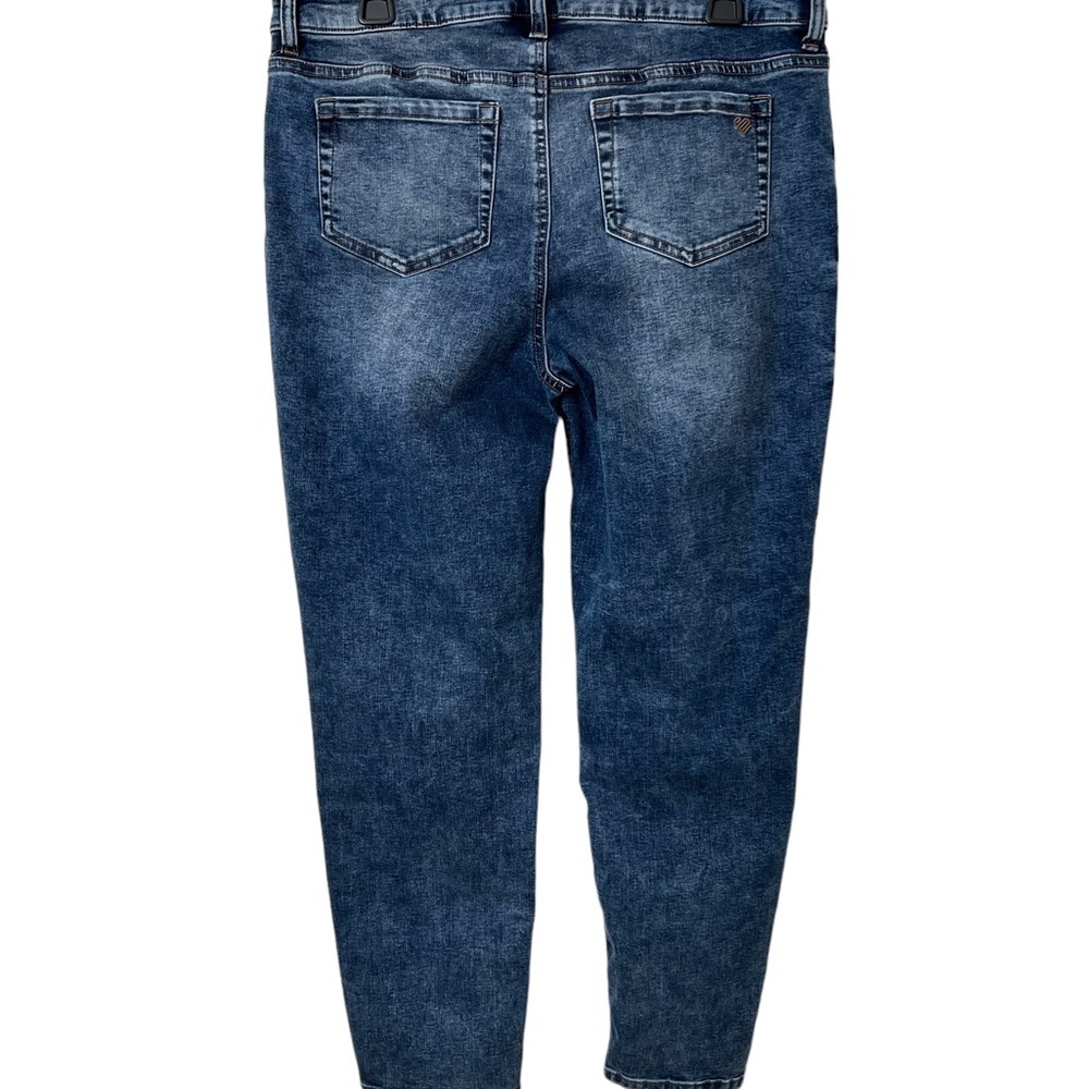 JUSTICE HIGH RISE LADYS JEANS WAIST SIZE 34” INCHES. INSEAM 27 1/2” INCH☑️ - Picture 3 of 15